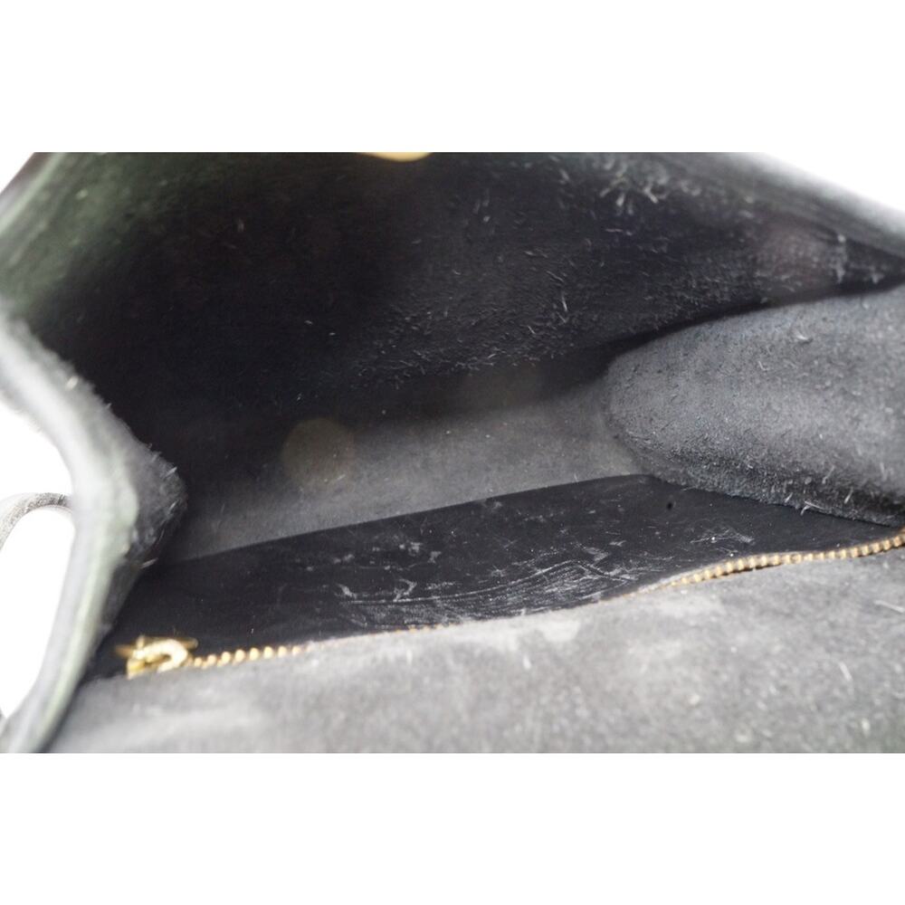 Vintage 90s Coach Murphy 9930 Black Leather Brass Turn Lock Crossbody Bag Purse - Picture 13 of 15